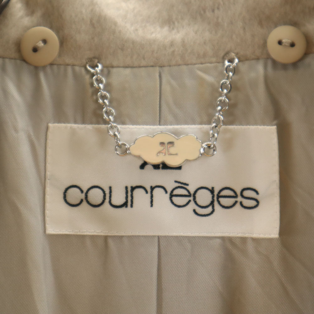クレージュ チェスターコート グレージュ courreges レディース