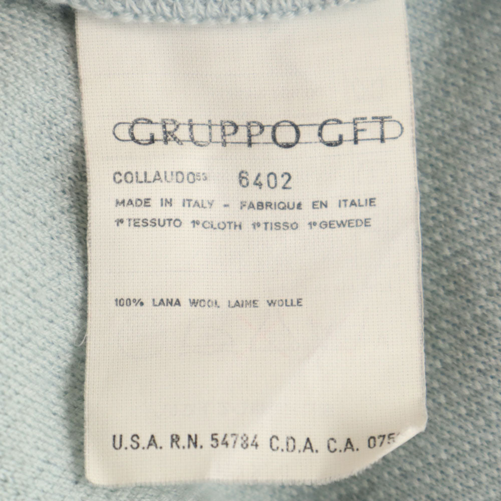 Valentino Garavani ヴァレンティノガラヴァーニ イタリア製 ウール100％ ニット アンサンブル 40-6 ブルー系 レディース