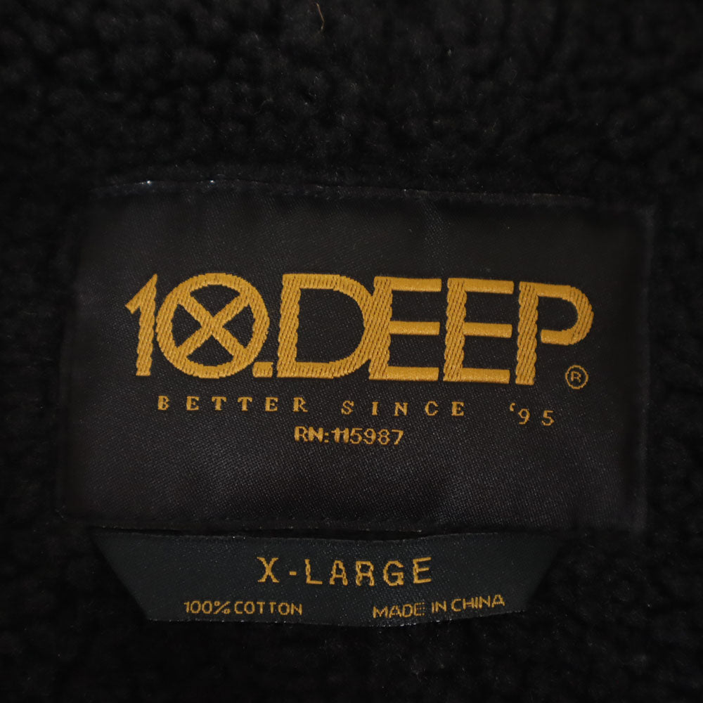 10Deep テンディープ モッズコート XL 黒 裏ボア メンズ