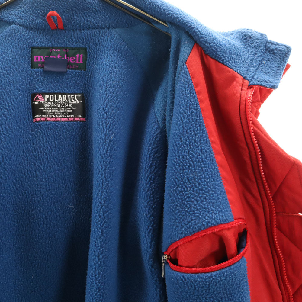 mont-bell モンベル 90s オールド ジャケット L 赤 アウトドア 裏ボア メンズ