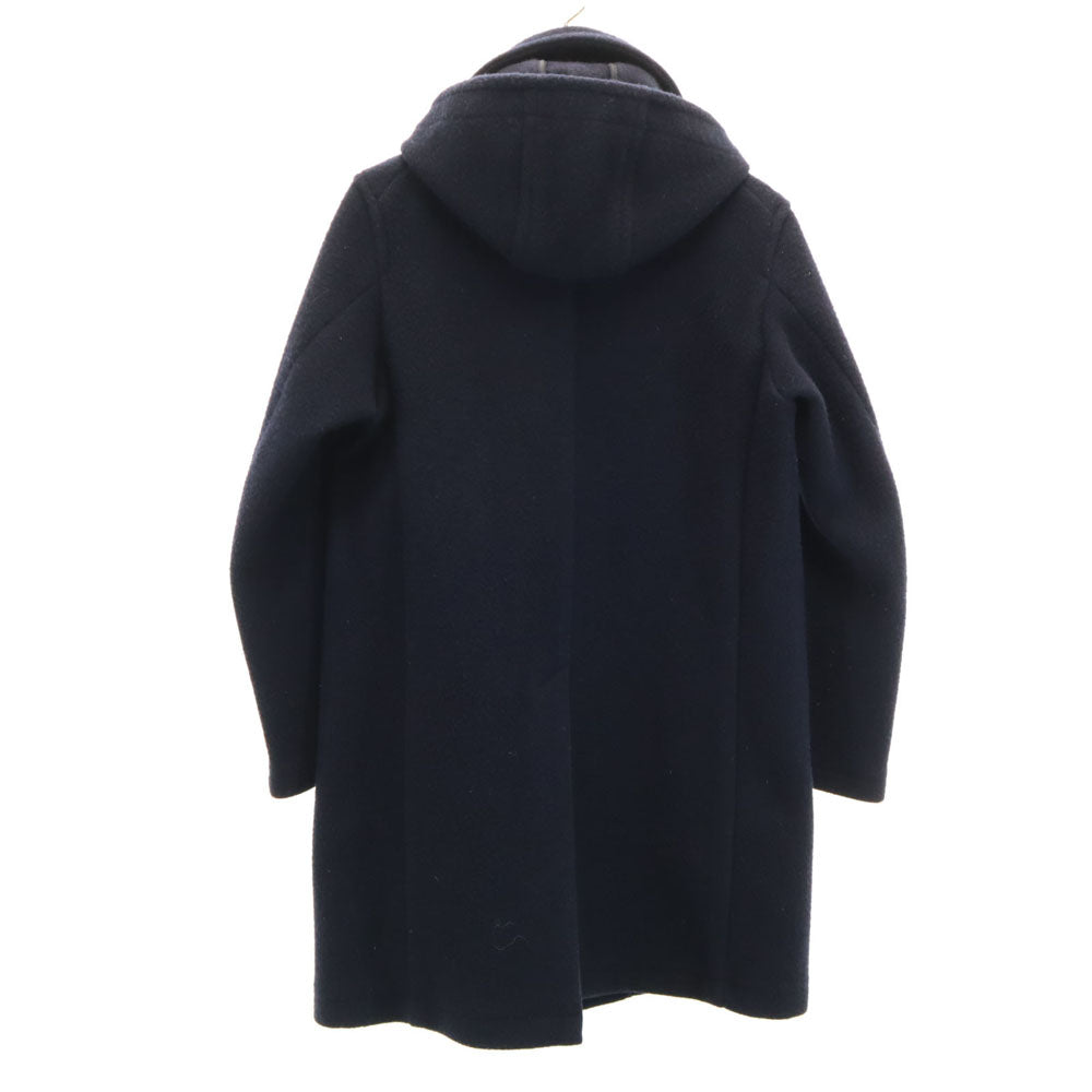 Danton ダントン 日本製 ウールモッサ コート 36 ネイビー ダブルブレスト レディース