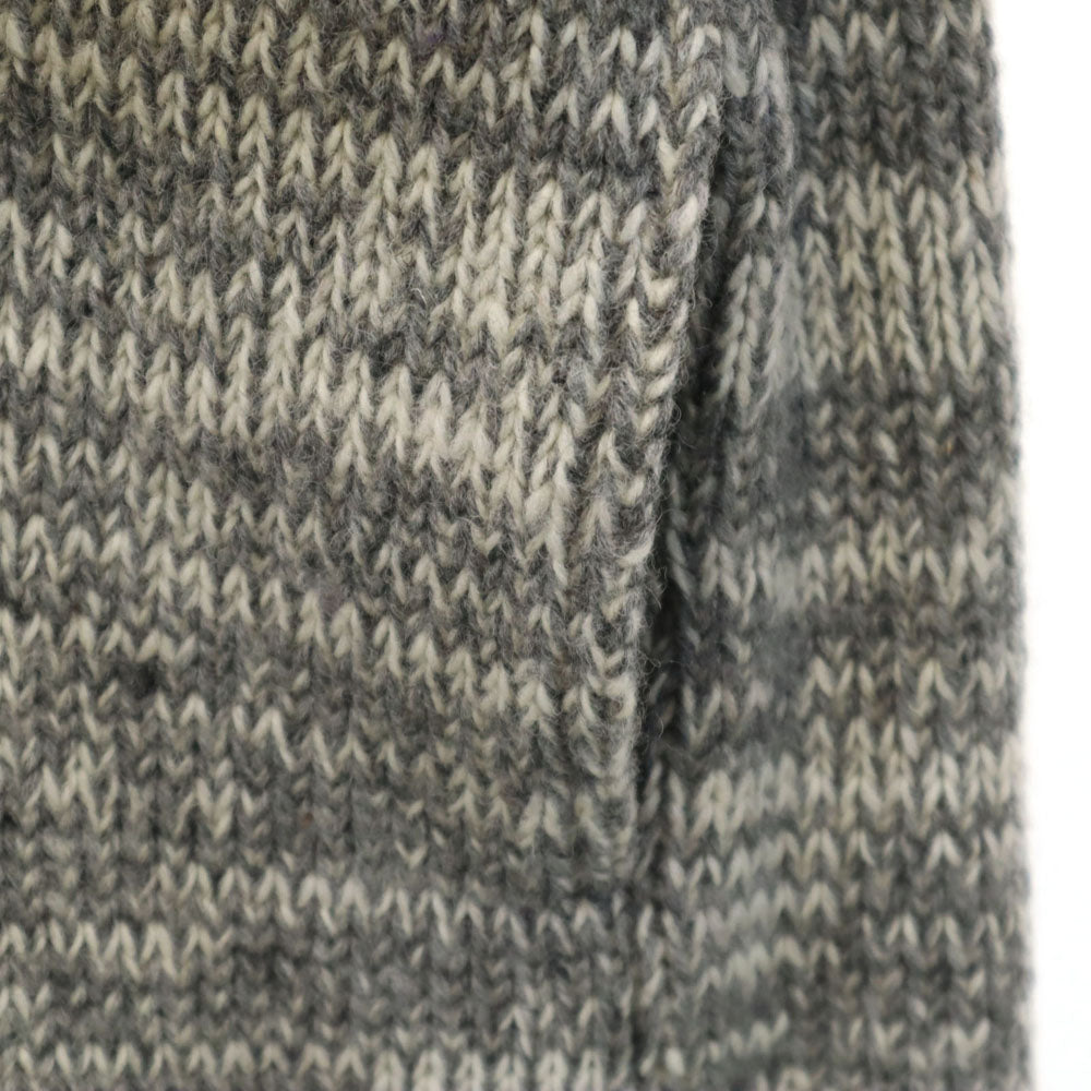 スフィーデ ウール100％ ハンド ロング ニットカーディガン 38 グレー系 レディース