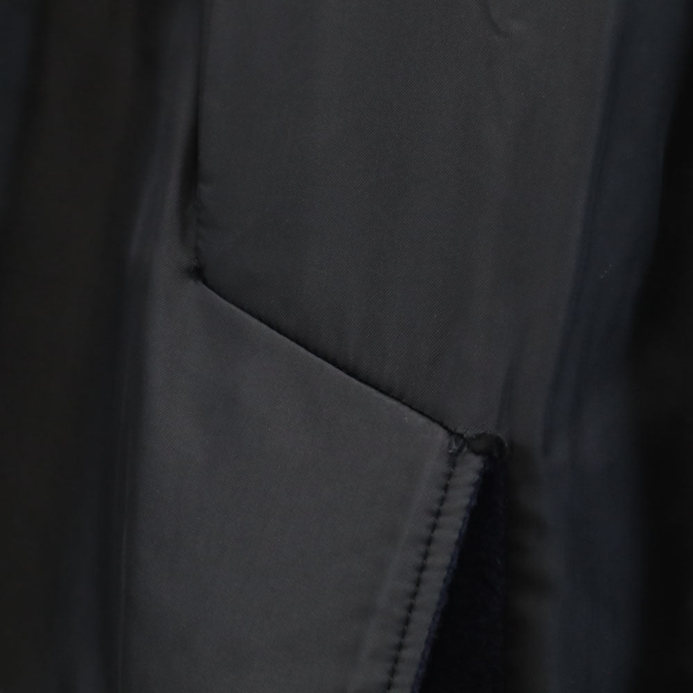 YVES SAINT LAURENT イヴサンローラン 90s オールド メルトン チェスターコート M ネイビー レディース