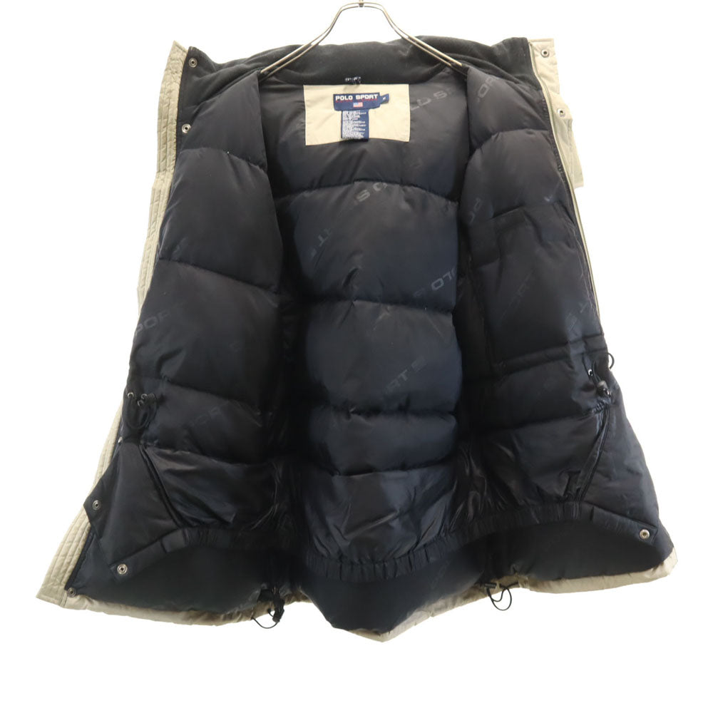POLO SPORT RALPH LAUREN ポロスポーツラルフローレン 90s オールド ダウンジャケット M ベージュ メンズ