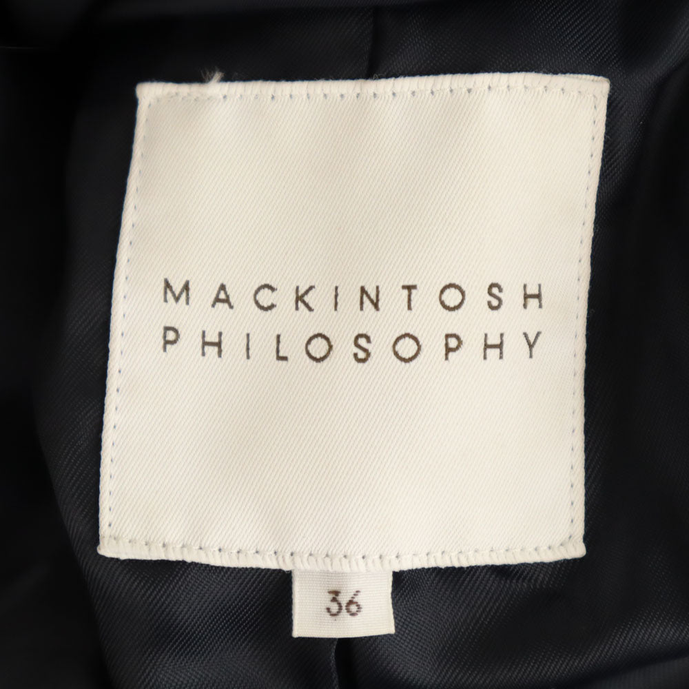 MACKINTOSH PHILOSOPHY マッキントッシュフィロソフィー ダウンコート 36 ネイビー レディース