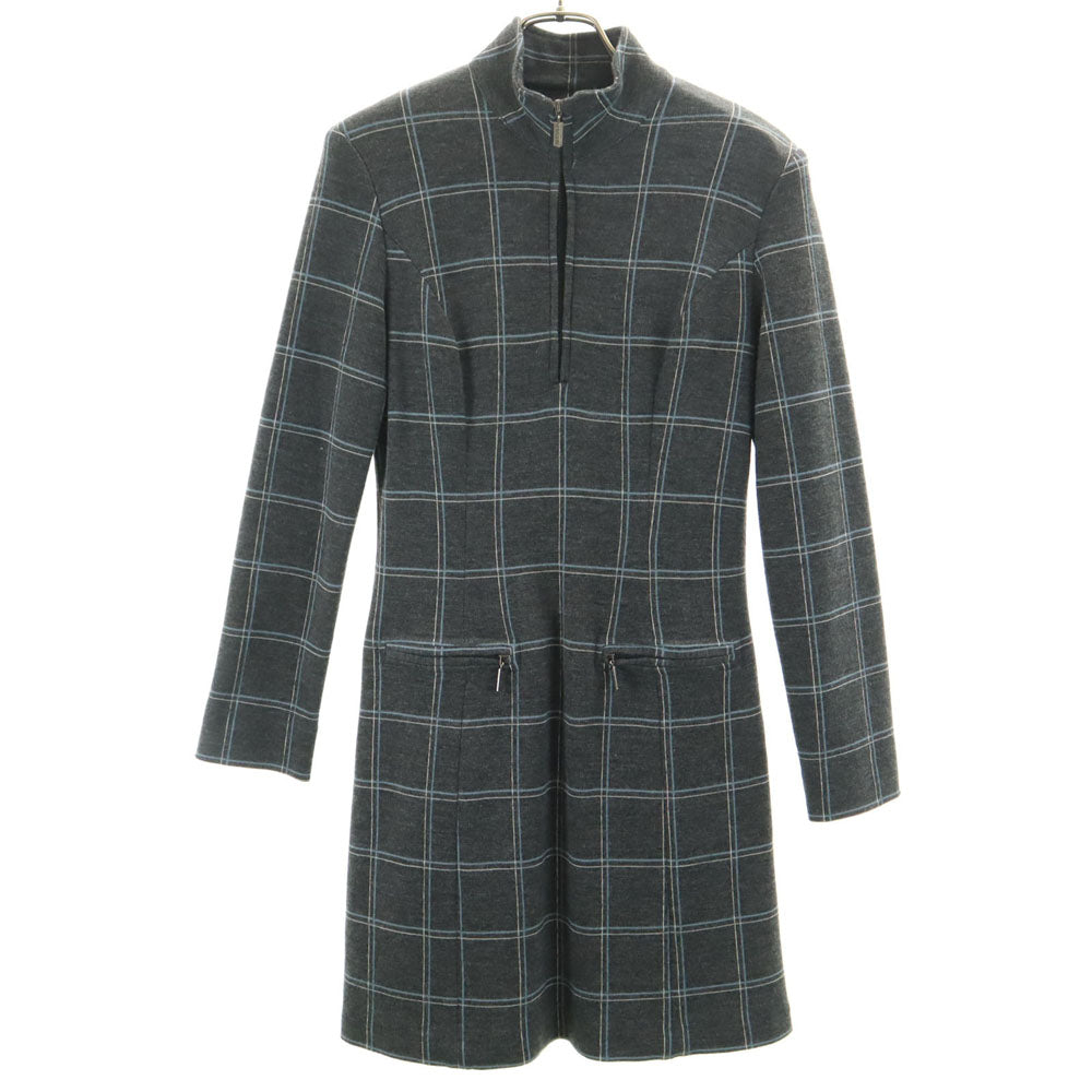 VERSACE チェック柄 ノースリーブセーター VERSACE チェック柄 ノースリーブセーター VERSACE チェック柄