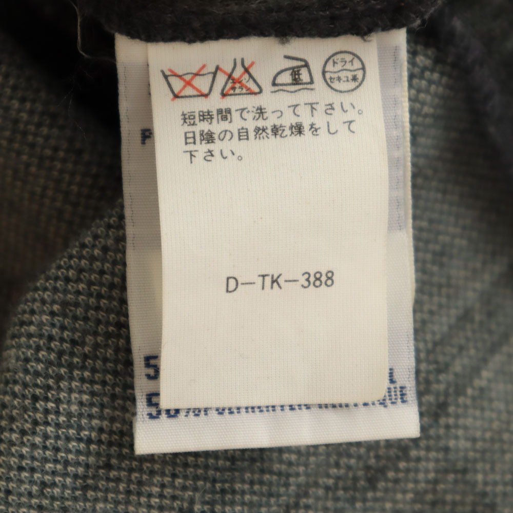 VERSACE ヴェルサーチ ジーンズクチュール ウールブレンド チェック柄 長袖 ワンピース 26/40 グレー JEANS COUTURE レディース
