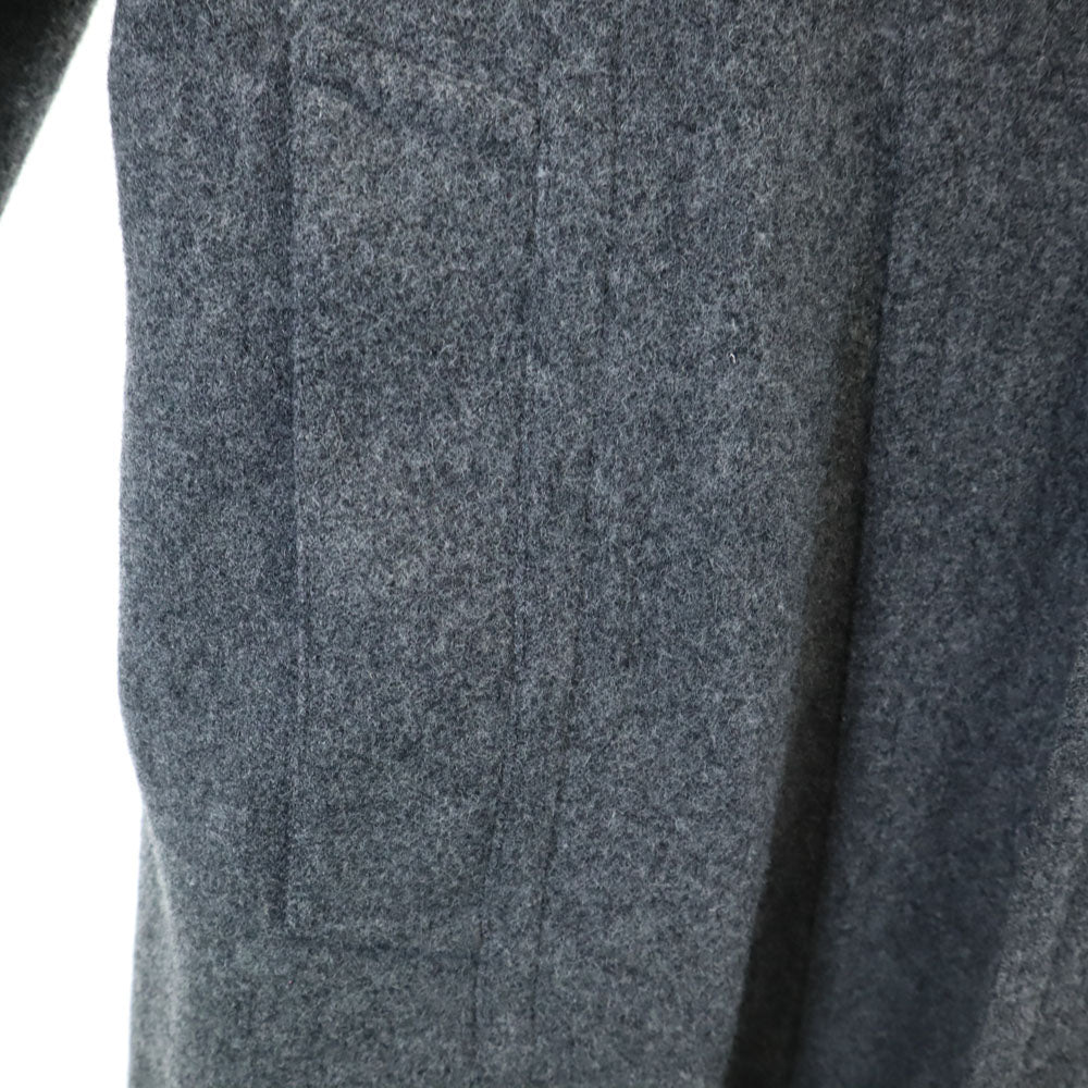 BARNEYS NEWYORK バーニーズニューヨーク ウールブレンド ステンカラーコート XL グレー メンズ