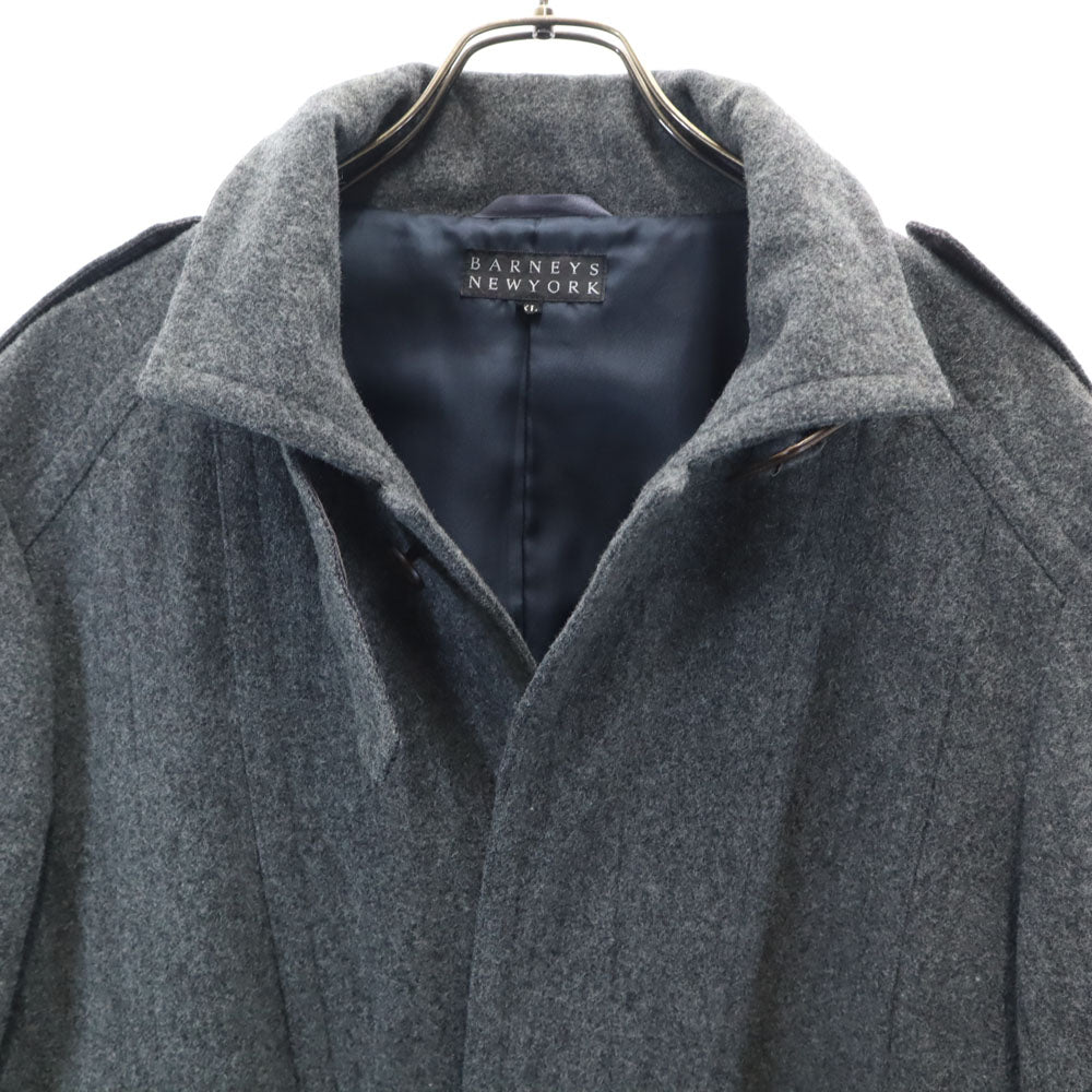 BARNEYS NEWYORK バーニーズニューヨーク ウールブレンド ステンカラーコート XL グレー メンズ