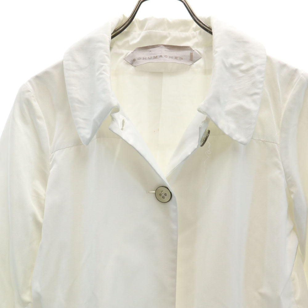 SCHUMACHER シューマッハ ロングコート L 白 レディース