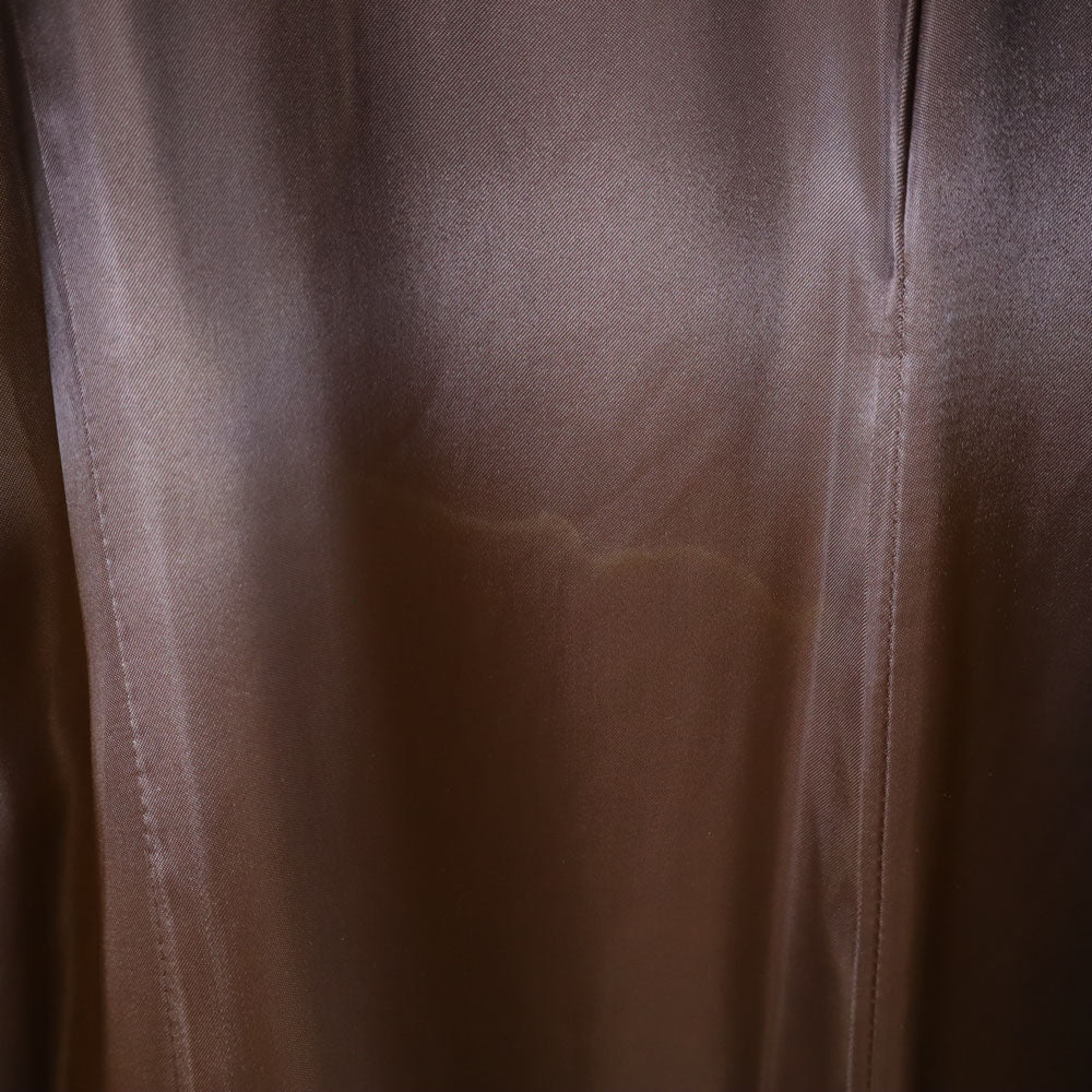 RALPH LAUREN ラルフローレン 日本製 ステンカラーコート 7 ブラウン レディース