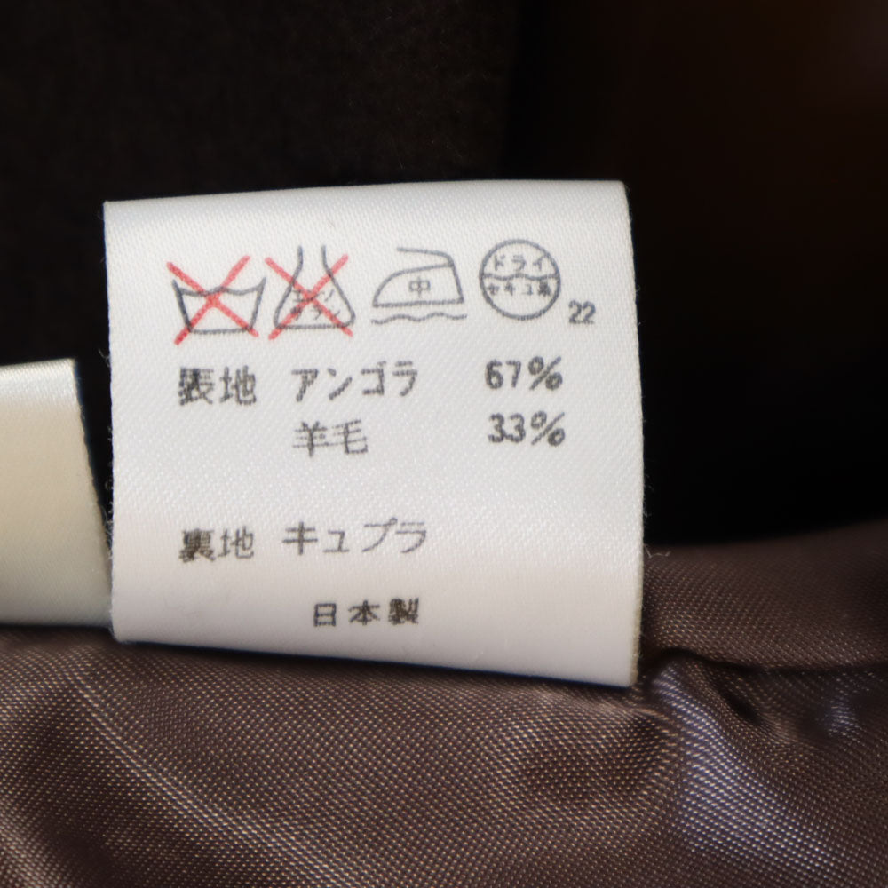 RALPH LAUREN ラルフローレン 日本製 ステンカラーコート 7 ブラウン レディース