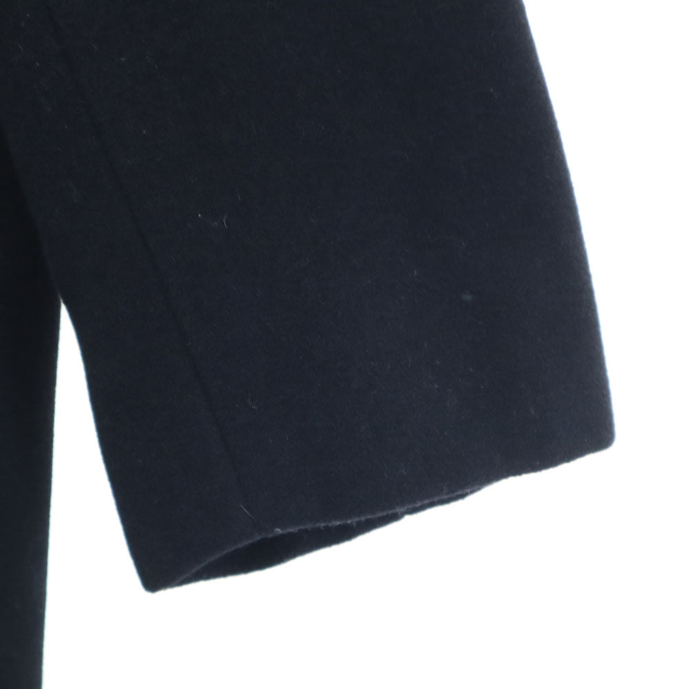 JIL SANDER ジルサンダー イタリア製 ウールブレンド ロングコート 38 ブラック レディース