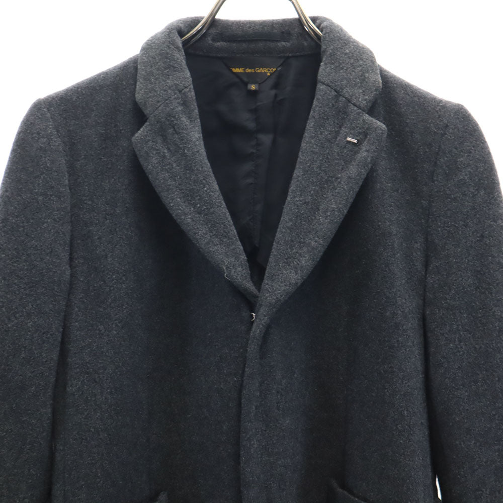 COMME des GARCONS コムデギャルソン 10AW 日本製 ウールブレンド ロングコート S グレー レディース