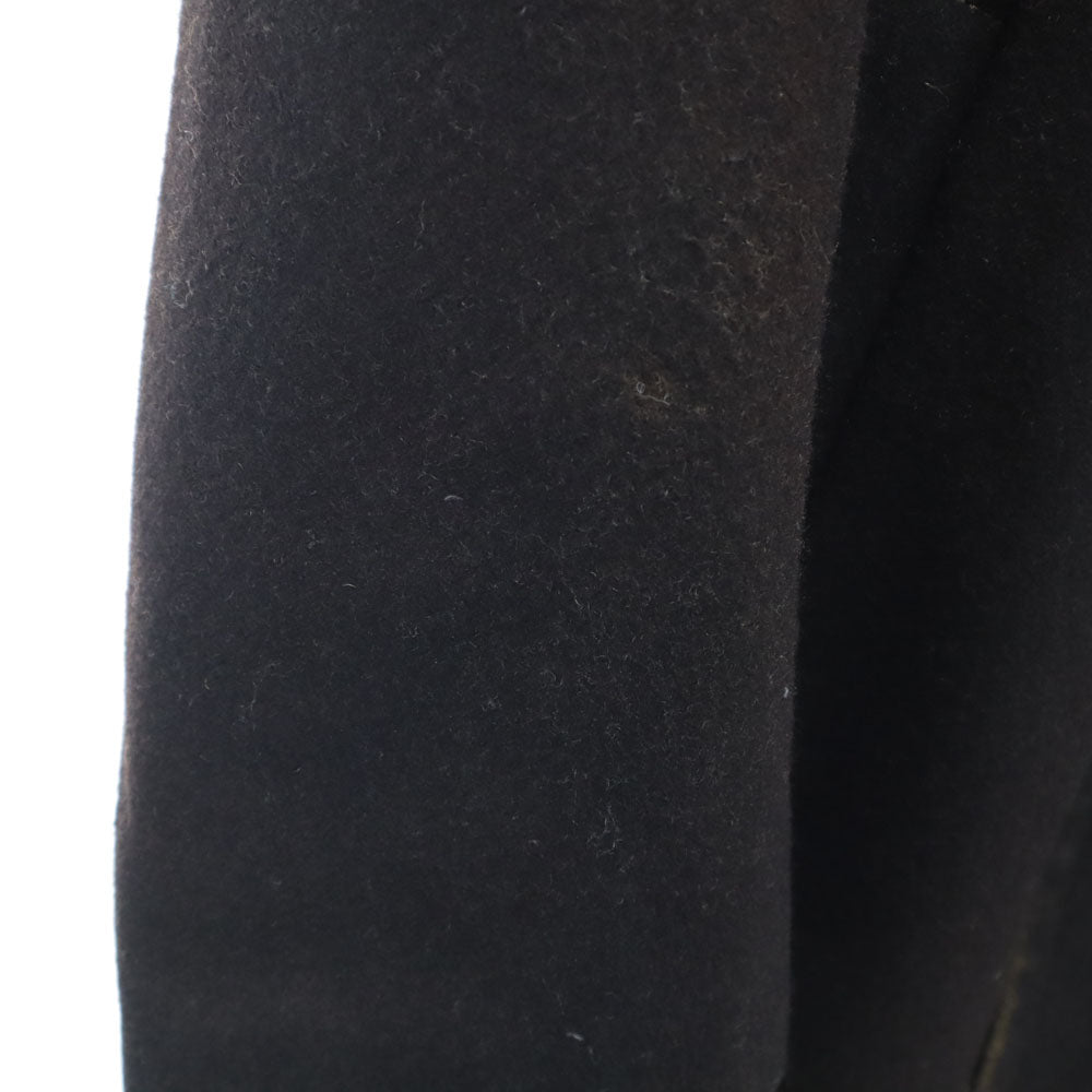 エセンプラーレ ウールブレンド オーバー ロングコート L ブラウン メンズ