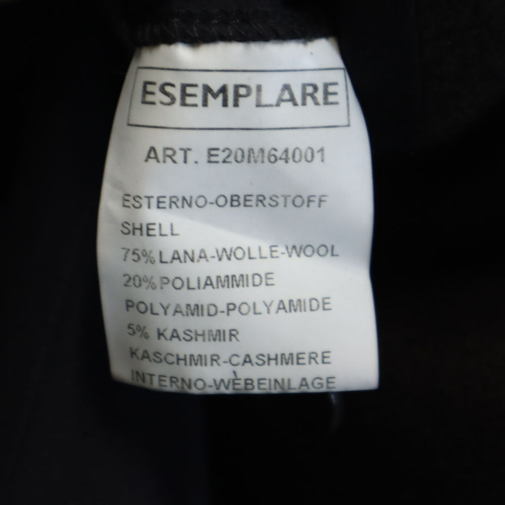 エセンプラーレ ウールブレンド オーバー ロングコート L ブラウン メンズ