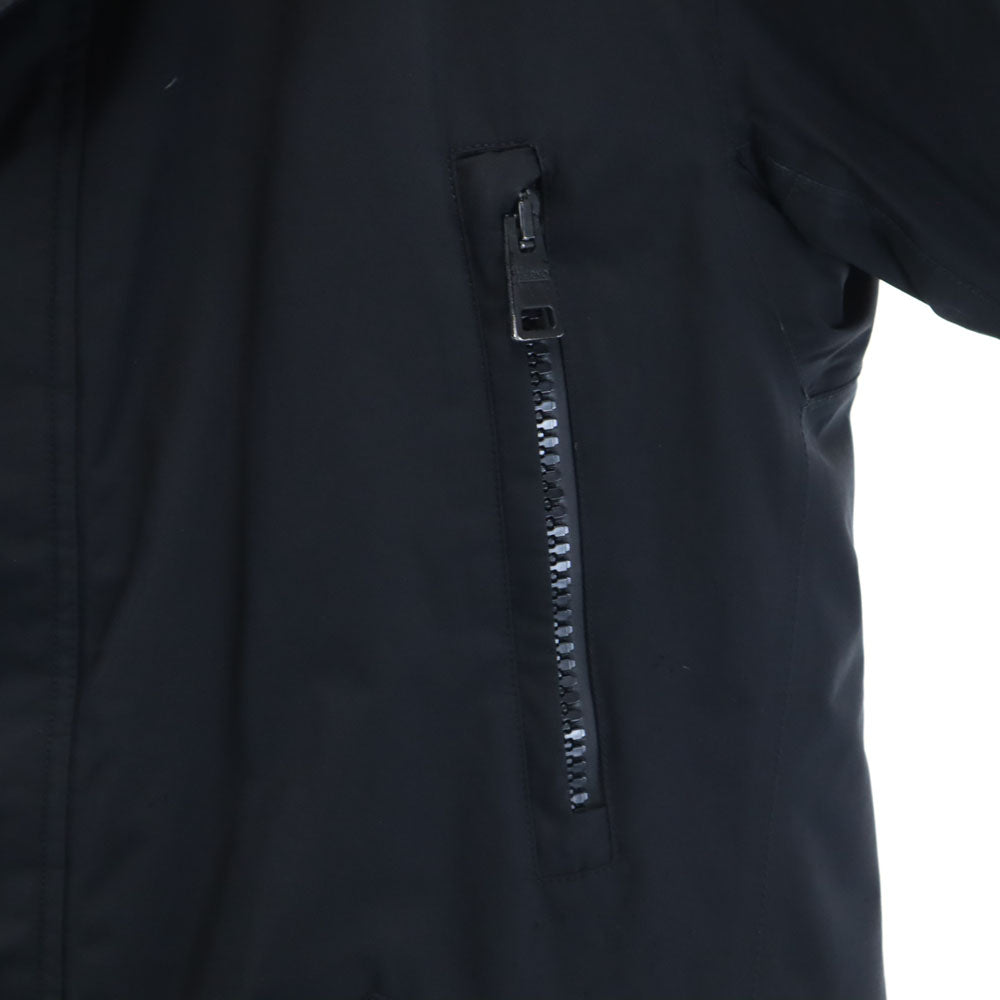 Herno ヘルノ Laminar ルーマニア製 GORE-TEX グース ダウンコート 44 ブラック フーディー メンズ