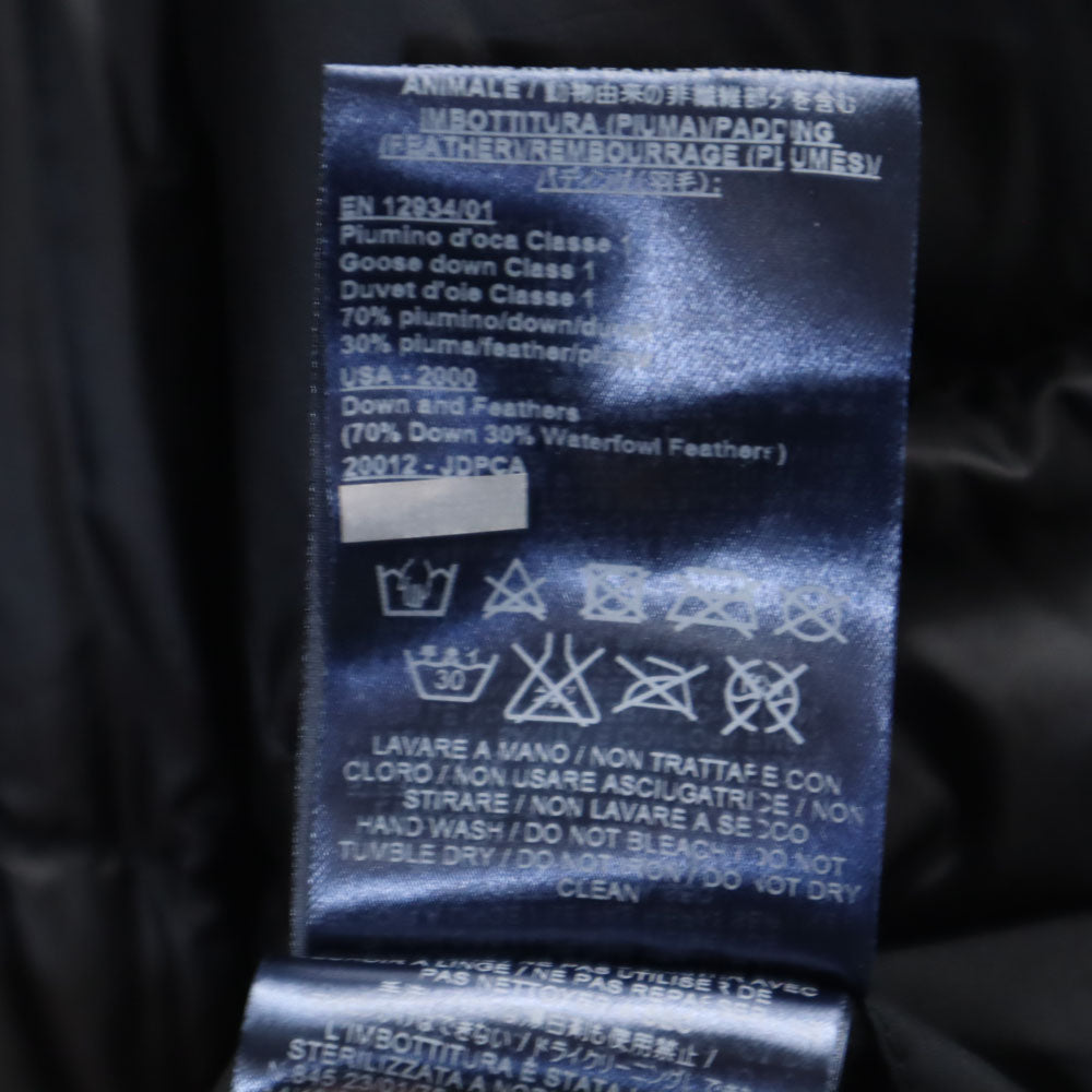 Herno ヘルノ Laminar ルーマニア製 GORE-TEX グース ダウンコート 44 ブラック フーディー メンズ