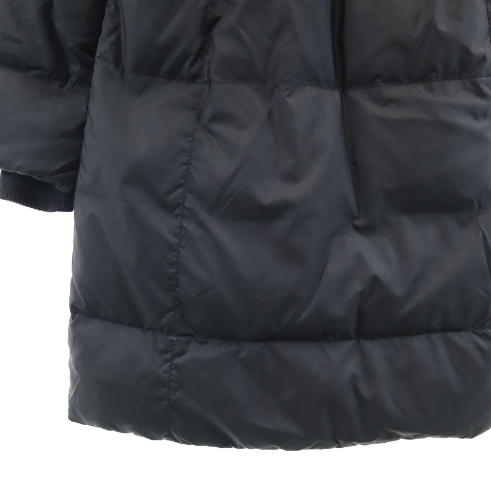 SPORTMAX スポーツマックス グース ダウンコート 42 ブラック フーディー 収納袋付き レディース