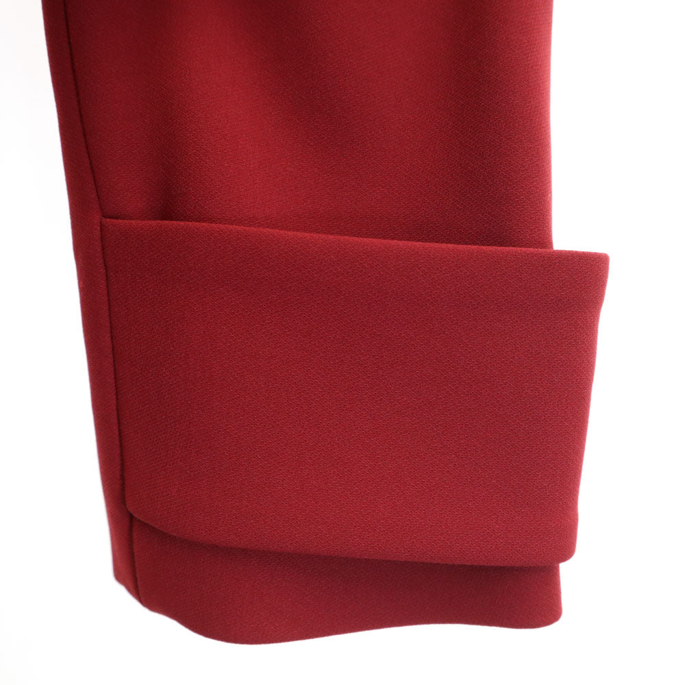 FOXEY NEW YORK フォクシーニューヨーク 2015年製 日本製 ステンカラーコート 38 レッド 34605-MACFY101SI レディース