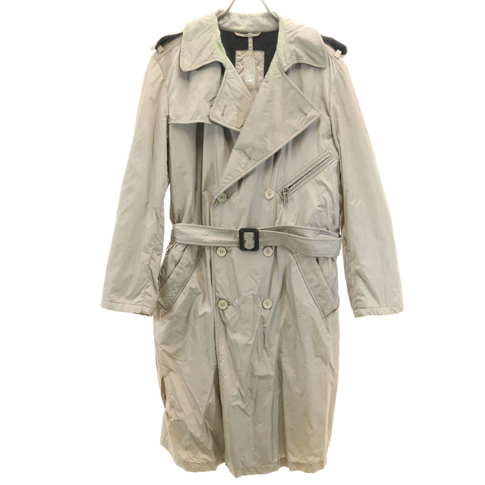 アド ナイロン トレンチコート USA32 カーキ BEAMS PLUS 裏地付き メンズ