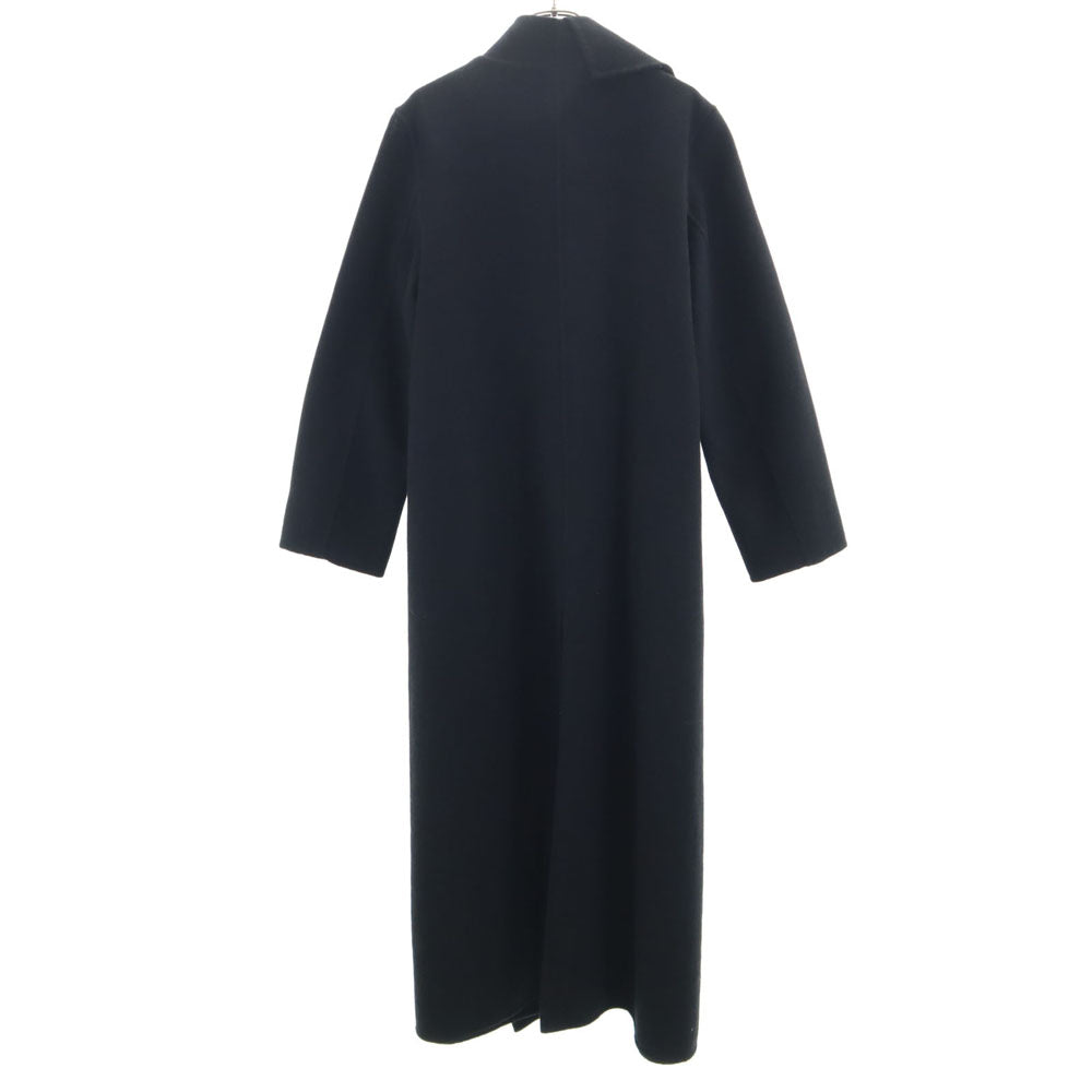 AMERI UNDRESSED アメリ ウールブレンド フリルカラー コート M 黒 レディース