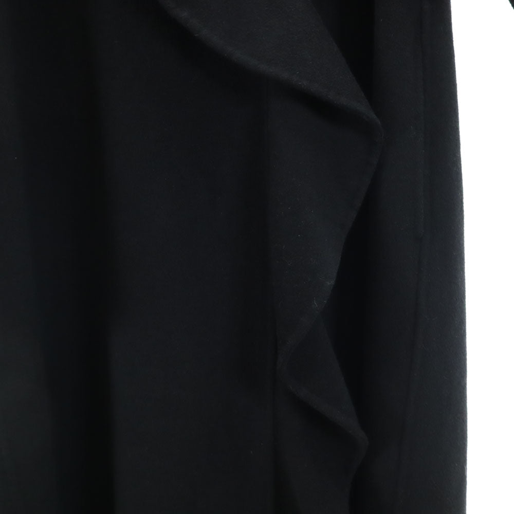 AMERI UNDRESSED アメリ ウールブレンド フリルカラー コート M 黒 レディース