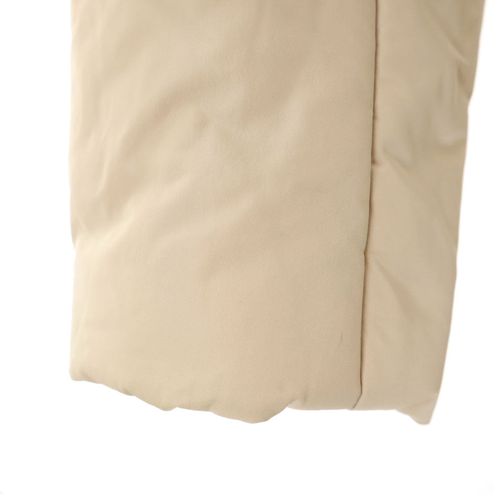 VIVIENNE TAM ヴィヴィアンタム ショールカラー 中綿コート 1 ベージュ レディース