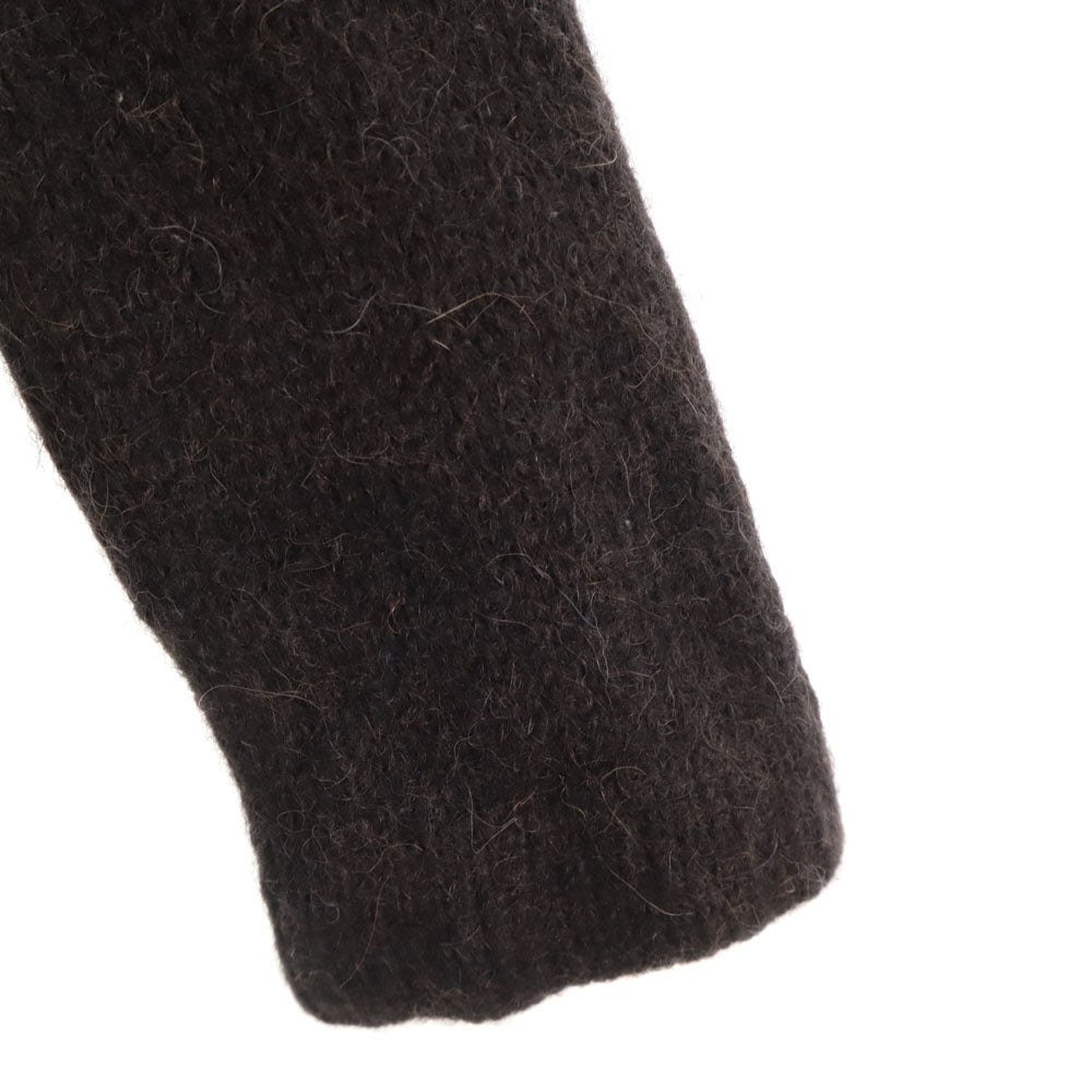 theory luxe セオリーリュクス アルパカブレンド 長袖 ロング ニットカーディガン 38 黒 レディース