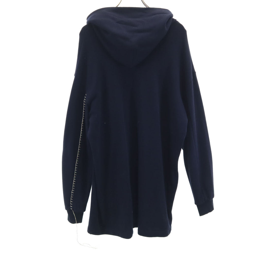 Y's ワイズ 日本製 長袖 パーカー 2 ブラック メンズ