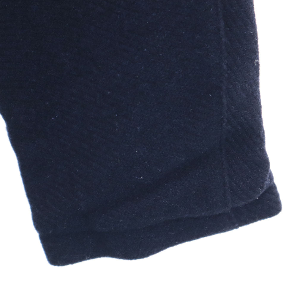 ハックニーユニオン ワークハウス イングランド製 ウールコート 38 ネイビー メンズ