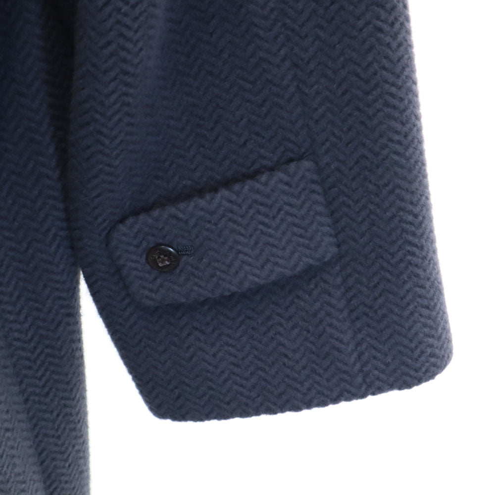 Givenchy ジバンシー 90s オールド ヘリンボーン柄 ウールコート L グレー メンズ