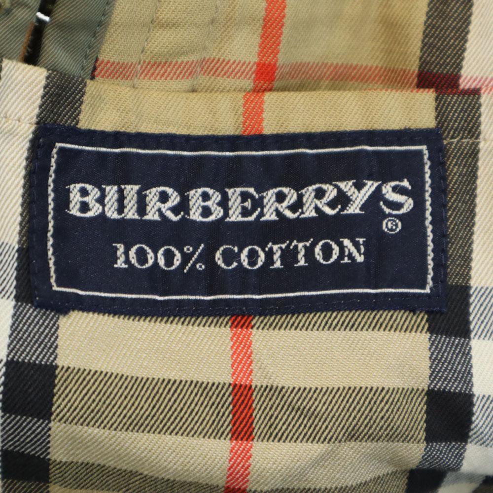 Burberrys バーバリーズ 80s 90s ヴィンテージ イングランド製 ノバチェック柄 トレンチコート 玉虫色 ライナー、ベルト欠損 メンズ