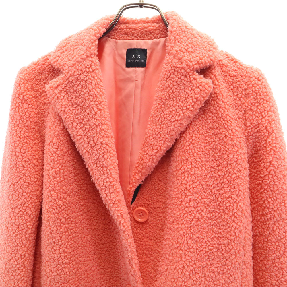 ARMANI EXCHANGE アルマーニエクスチェンジ ボア コート XS ピンク レディース
