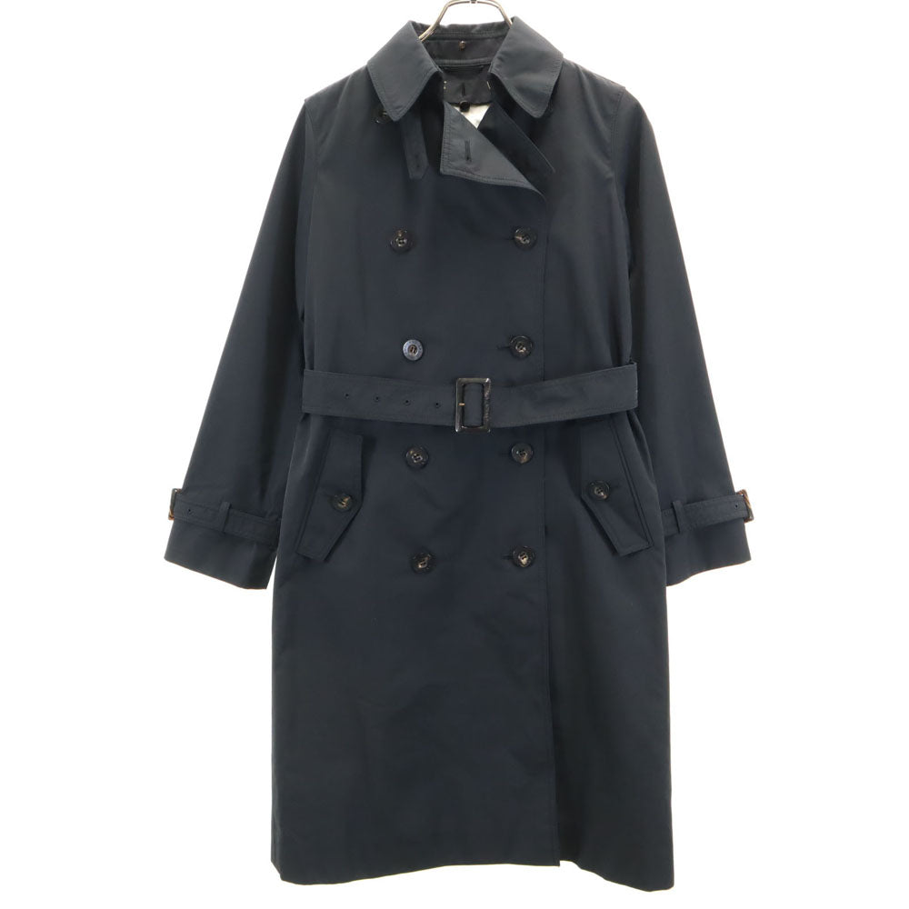 OLD ENGLAND オールドイングランド 日本製 ライナー付 トレンチコート 36 黒 2WAY レディース