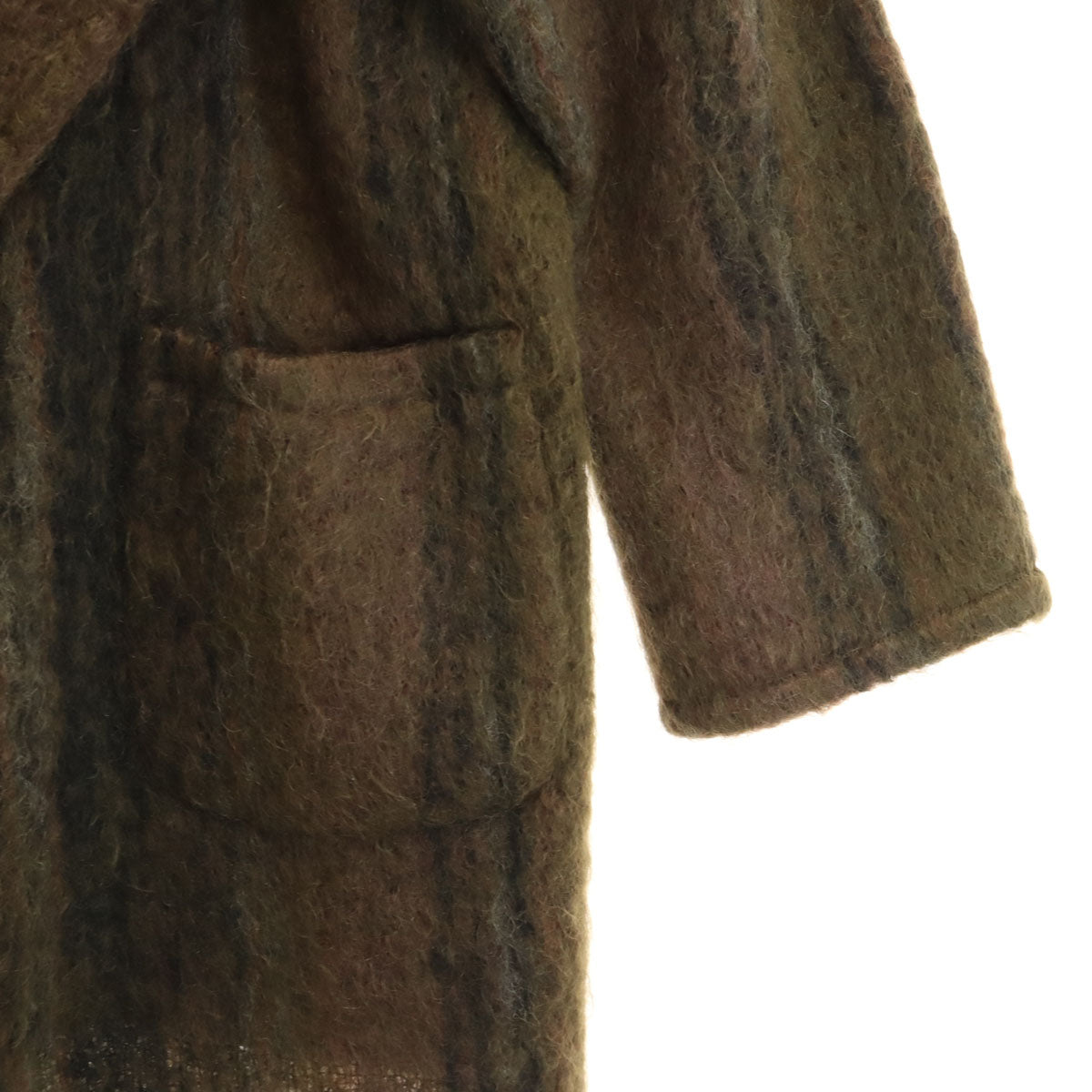 F セーラーカラー コート カーキ レディース