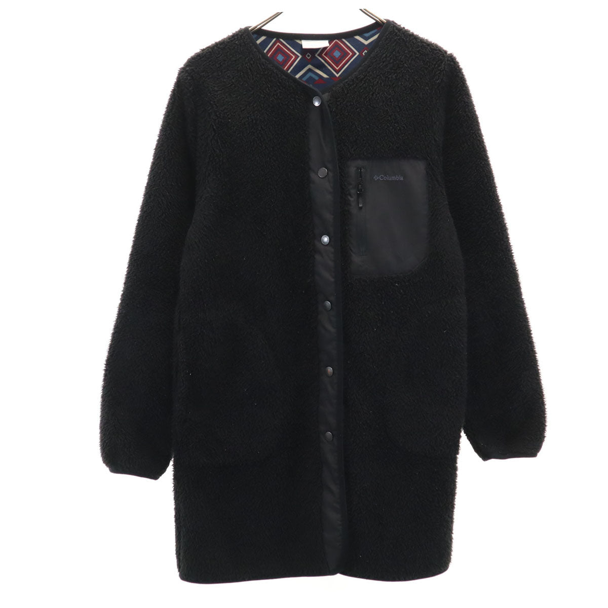 Columbia コロンビア フリース ボアコート M 黒 アウトドア レディース