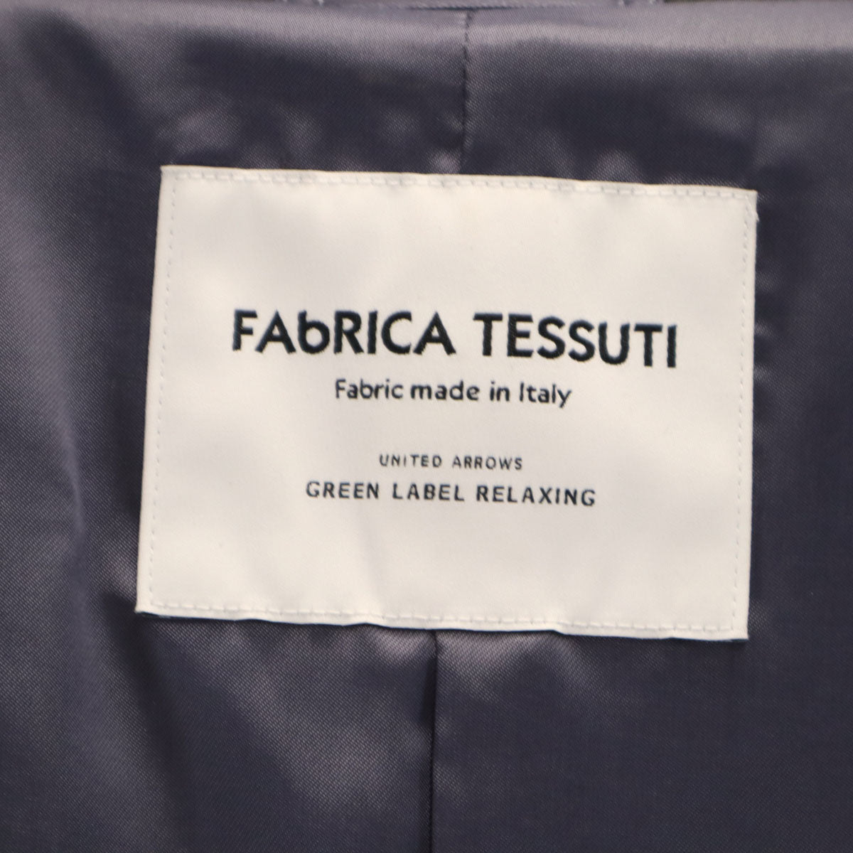 green label relaxing グリーンレーベルリラクシング ウールブレンド メルトン チェスターコート S ネイビー系 FAbRICA TESSUTI メンズ