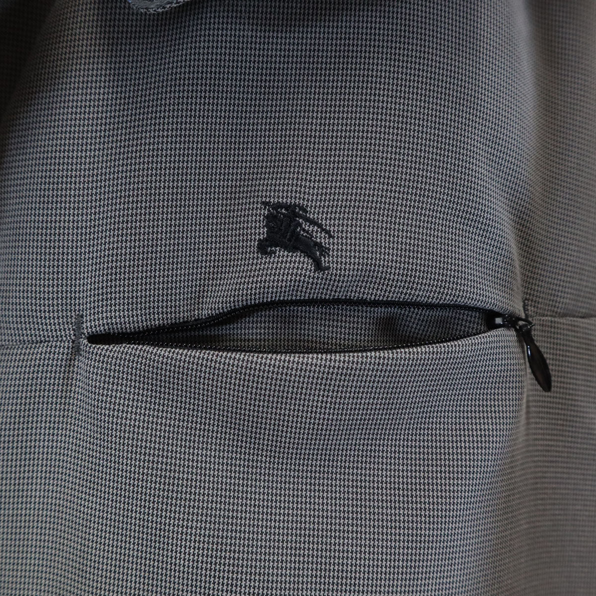 BURBERRY BLACK LABEL バーバリーブラックレーベル ダウンコート L グレー 三陽商会 フォックスファー付き メンズ