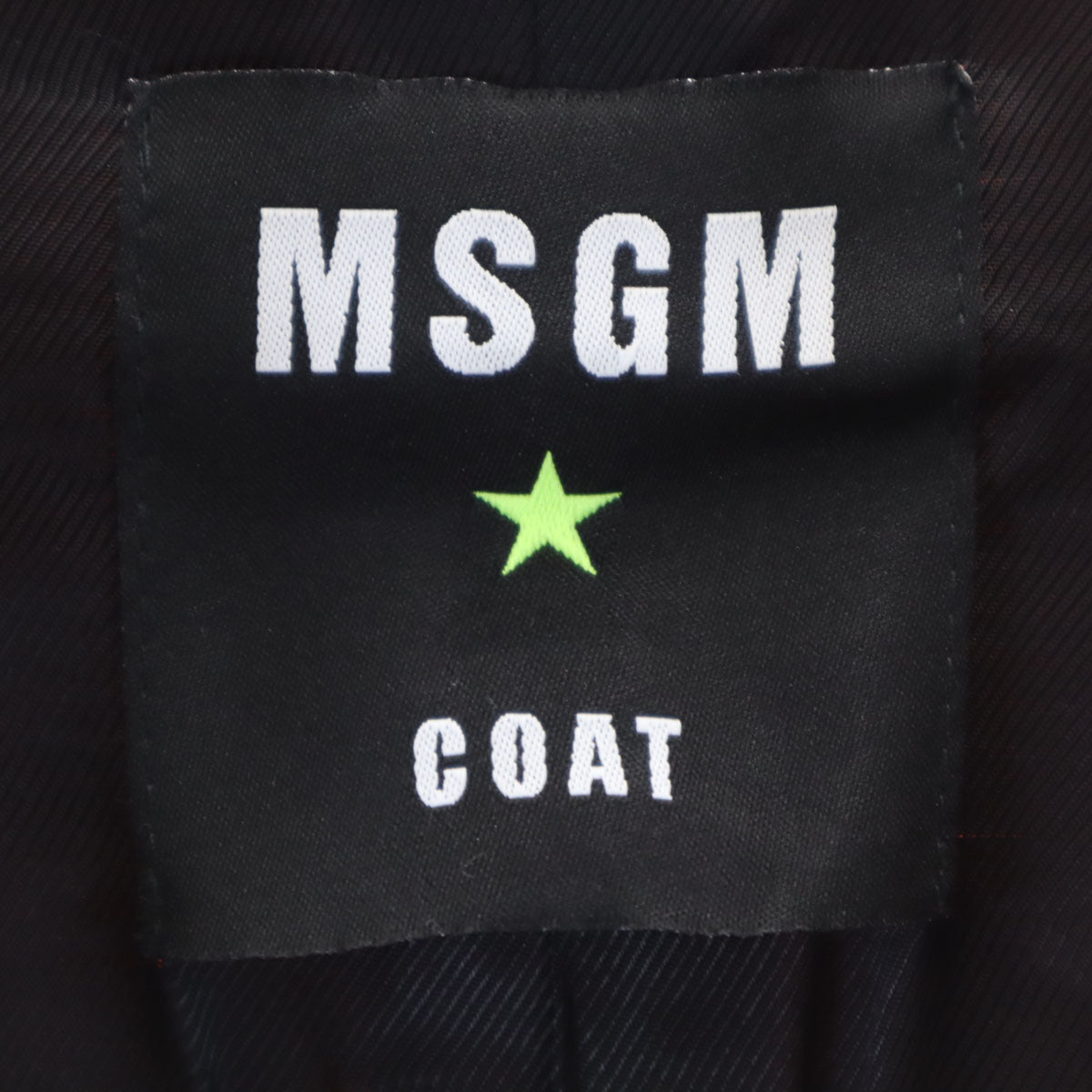 MSGM エムエスジーエム イタリア製 チェスターコート 40 ピンク レディース