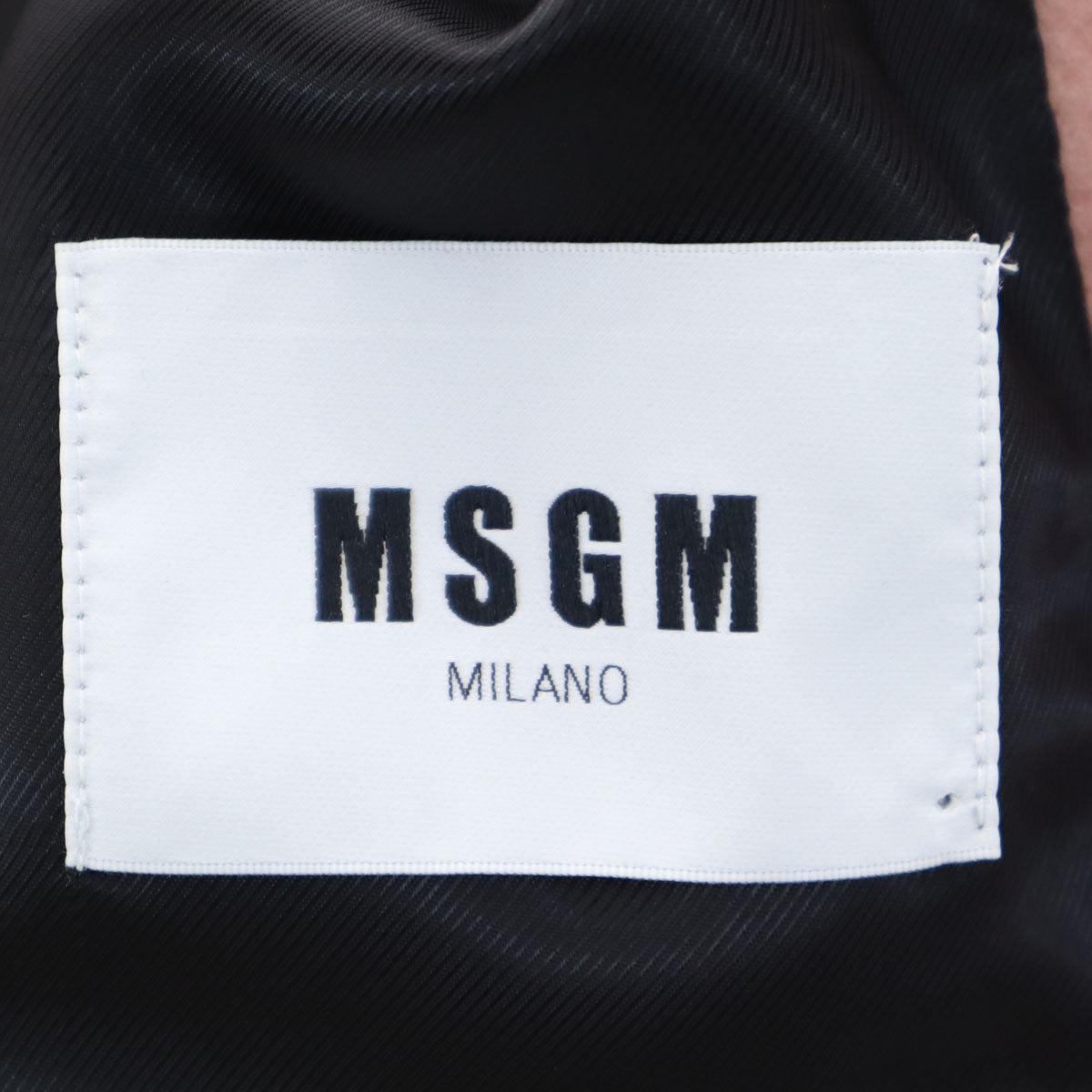 MSGM エムエスジーエム イタリア製 チェスターコート 40 ピンク レディース