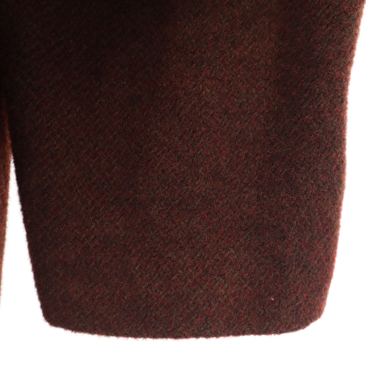 LANVIN ランバン 80s イタリア製 ヴィンテージ ウールコート 46 ブラウン レディース