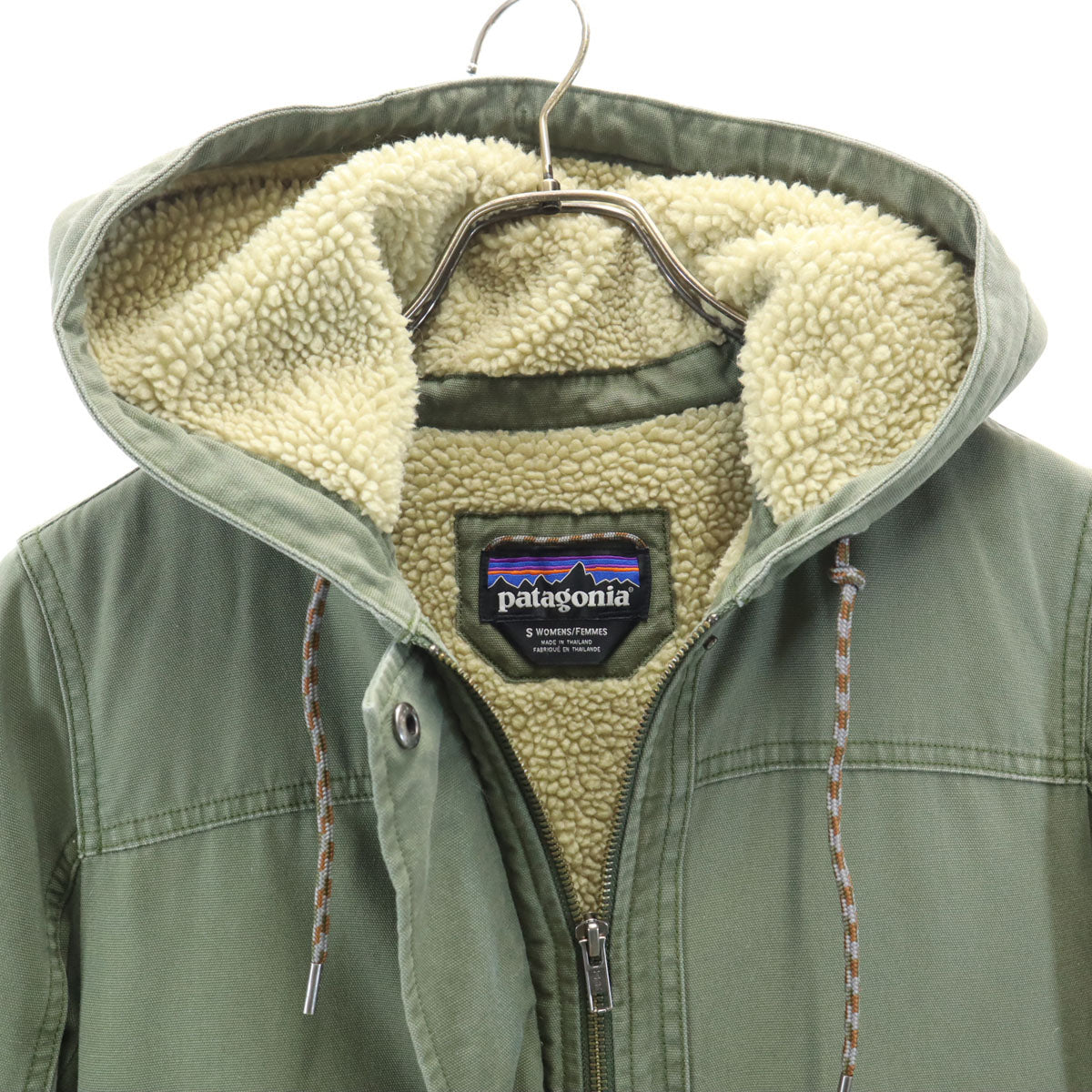 patagonia パタゴニア モッズコート S カーキ アウトドア 28290FA16 裏ボア レディース