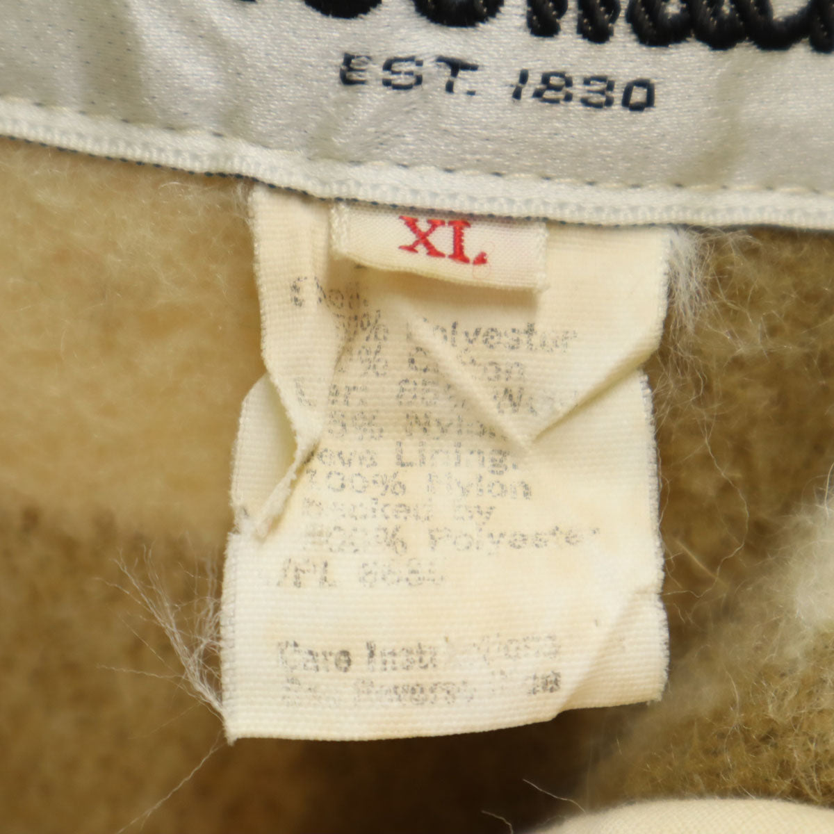 WOOLRICH ウールリッチ 70s ヴィンテージ 白タグ モッズコート XL アイボリー TALONジップ メンズ