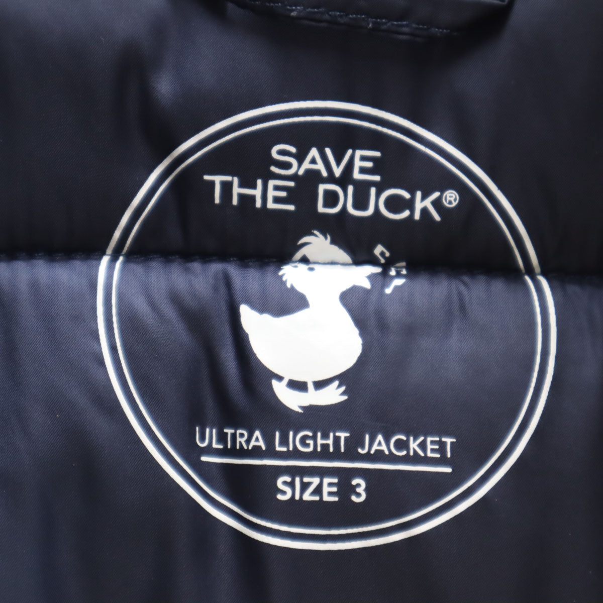 セーブザダック 中綿コート 3 ネイビー レディース