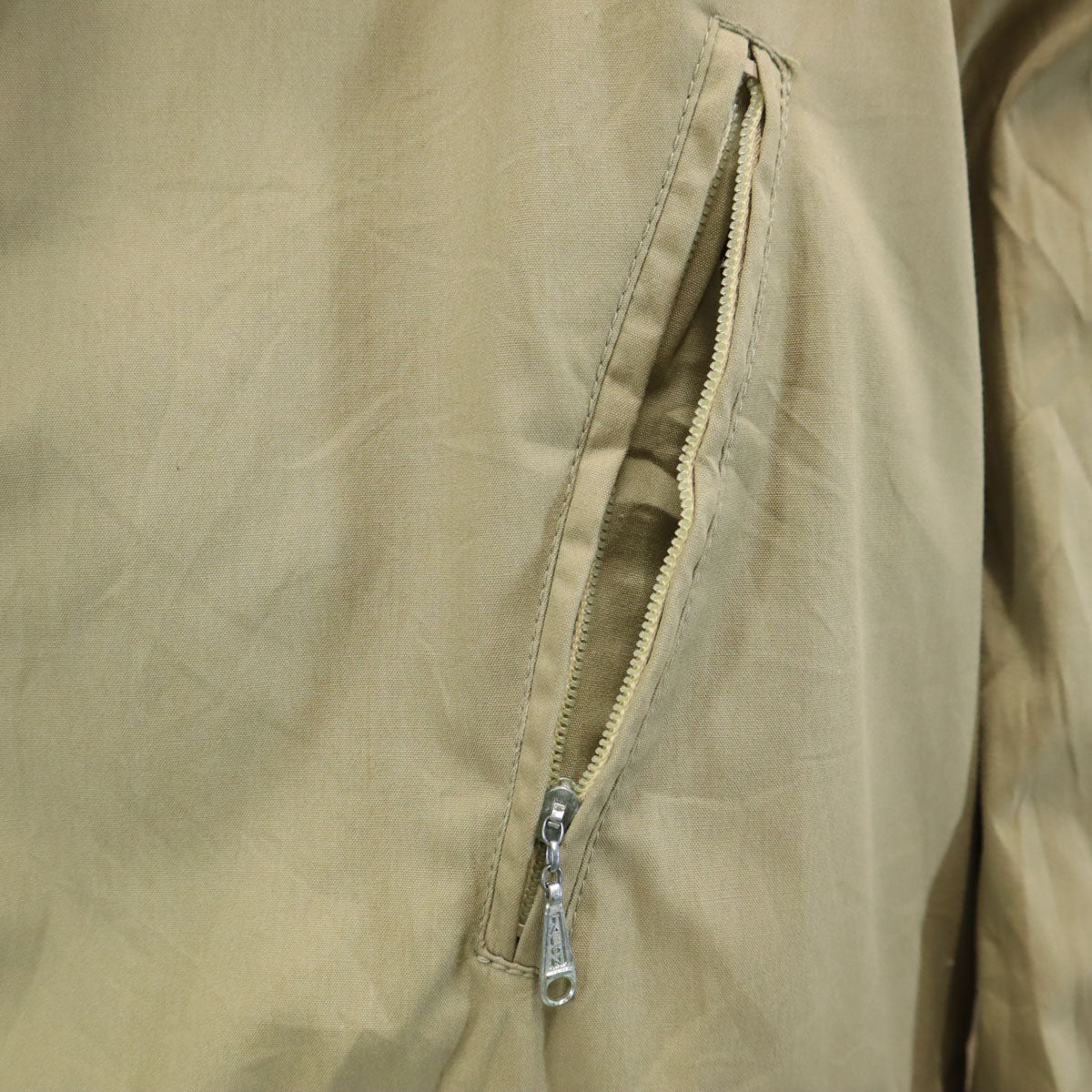 Lakeland レイクランド 70s ヴィンテージ モッズコート 42 ベージュ TALONジップ 裏ボア メンズ