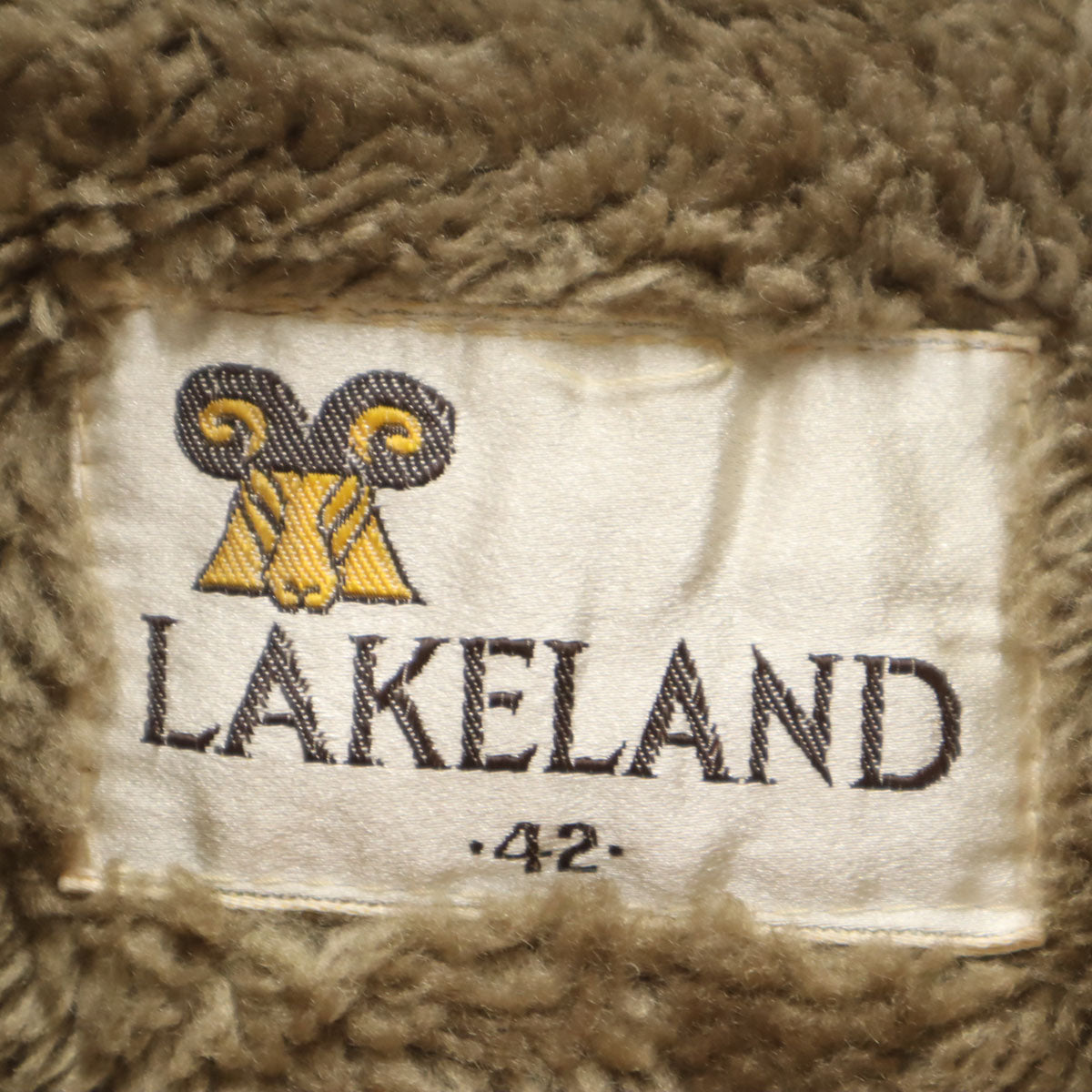 Lakeland レイクランド 70s ヴィンテージ モッズコート 42 ベージュ TALONジップ 裏ボア メンズ
