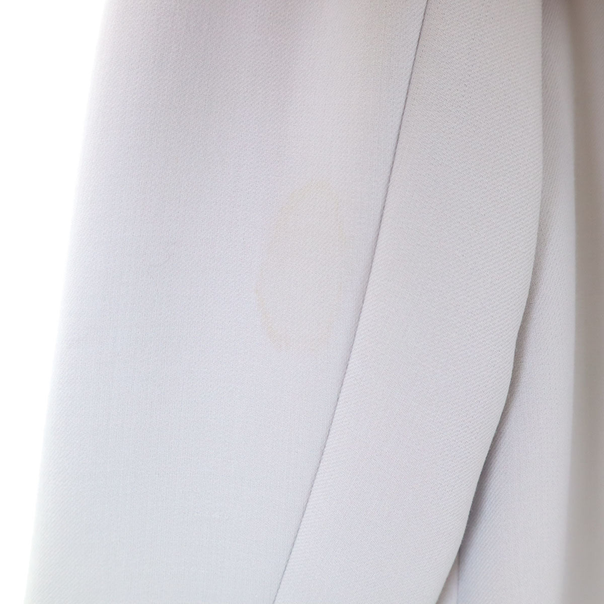 UNITED ARROWS TOKYO ユナイテッドアローズトウキョウ 日本製 ウールブレンド ノーカラーコート 36 グレー 収納カバー付き レディース