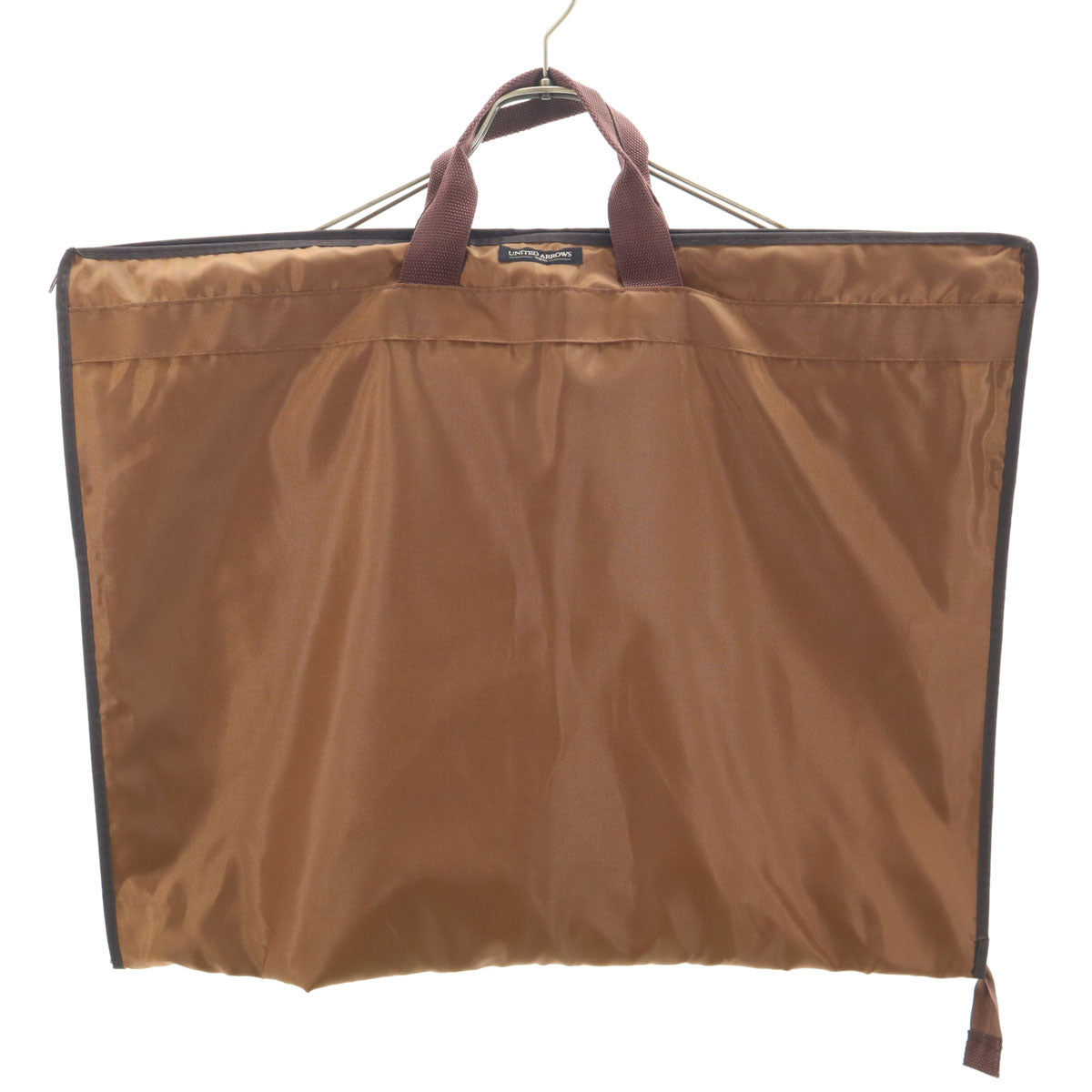 UNITED ARROWS TOKYO ユナイテッドアローズトウキョウ 日本製 ウールブレンド ノーカラーコート 36 グレー 収納カバー付き レディース