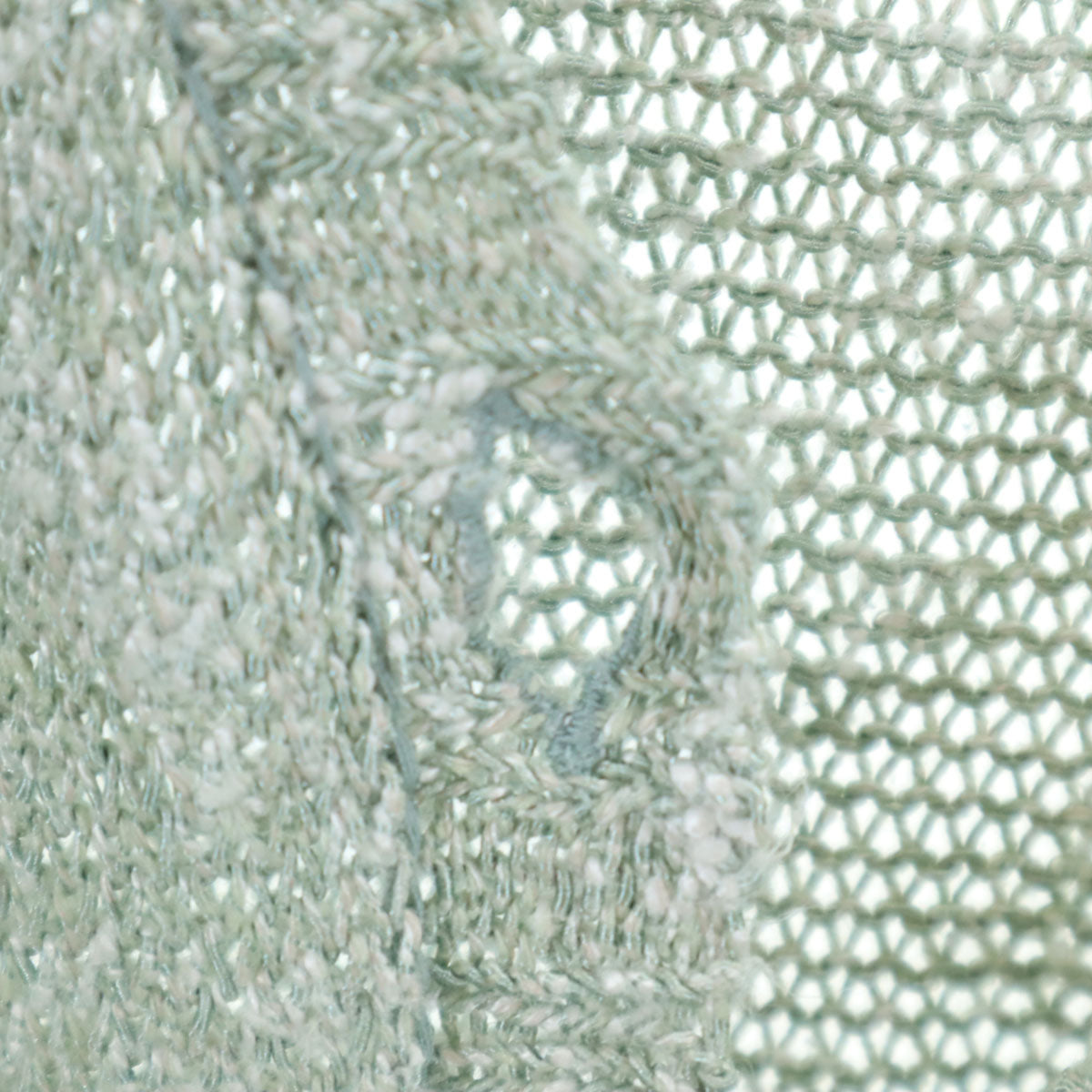 green label relaxing グリーンレーベルリラクシング リネンブレンド 長袖 Vネック ニットカーディガン グリーン系 IMPORT YARN レディース